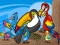 Гульня Exotic Birds Coloring онлайн