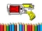Гульня Back To School: Nerf Coloring Book онлайн