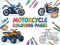 Гульня Motorcycle Coloring Pages онлайн