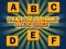 Гульня Touch The Alphabet In The Oder онлайн