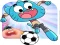 Гульня Gumball Soccer Game онлайн