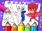 Гульня PJ Masks Coloring Book онлайн