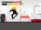 Гульня Stickman Skate 360 Epic City онлайн