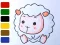 Гульня Baby sheep ColoringBook онлайн
