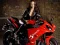 Гульня Motorcycle And Girls Slide онлайн