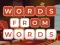 Гульня Words from Words онлайн