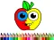 Гульня Back To School: Apple Coloring Book онлайн