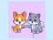 Гульня Cats and Dogs Puzzle онлайн