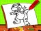 Гульня Easy Kids Coloring Dinosaur онлайн