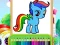 Гульня Wonder Pony Coloring онлайн