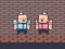 Гульня 2 Player Red Blue Pirates онлайн