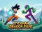 Гульня Stickman Dragon Fight - Super Stick Warriors онлайн