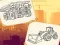 Гульня Construction Trucks Coloring онлайн