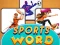 Гульня Sports Word Puzzle онлайн