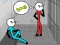 Гульня Crazy Stickman Escape онлайн