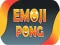 Гульня Emoji Pong онлайн