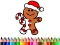 Гульня Back To School: Christmas Cookies Coloring онлайн