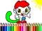 Гульня Back To School: Monkey Coloring онлайн