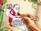 Гульня Santa Christmas Coloring онлайн