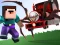 Гульня Noob vs Spider Train онлайн