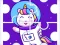 Гульня Cute Rainbow Unicorn Puzzles онлайн