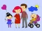 Гульня Happy Family Coloring Book онлайн