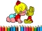 Гульня Back To School: Aby Girl Coloring онлайн