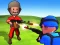 Гульня Little Commander. Red vs Blue онлайн