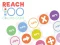 Гульня Reach 100 Game of dots онлайн
