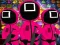 Гульня Squid Game Gold match-3 онлайн