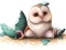 Гульня Cute Owl Slide онлайн
