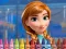 Гульня Anna Frozen Coloring онлайн