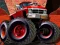 Гульня Crazy Monster Trucks Puzzle онлайн