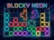 Гульня Blocky Neon онлайн