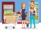 Гульня Happy Shopping Jigsaw онлайн