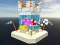 Гульня Castle Block Destruction онлайн
