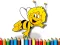 Гульня Back To School: Bee Coloring Book онлайн