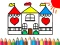 Гульня Back To School Coloring Book DOLL HOUS онлайн