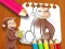 Гульня Curious George Coloring Book онлайн
