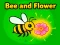 Гульня Bee and Flower онлайн