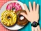Гульня Donut Challenge онлайн