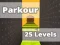 Гульня Parkour 25 Levels онлайн