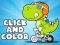 Гульня Click And Color Dinosaurs онлайн