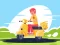 Гульня City Scooter Rides Jigsaw онлайн