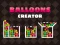 Гульня Balloons Creator онлайн