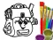 Гульня Back To School: School Bag Coloring Book онлайн