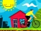 Гульня Bicycle Drivers Puzzle онлайн