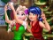 Гульня Ladybug And Elsa Xmas Selfie онлайн