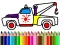 Гульня Back To School: Trucks Coloring онлайн
