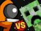 Гульня Among vs Creeper Fight онлайн